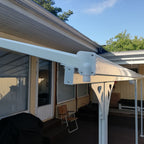 POHJOLA GARDEN Terassikatos 5.56 x 3.00m Valkoinen, EXTRA STRONG 6mm paneeli