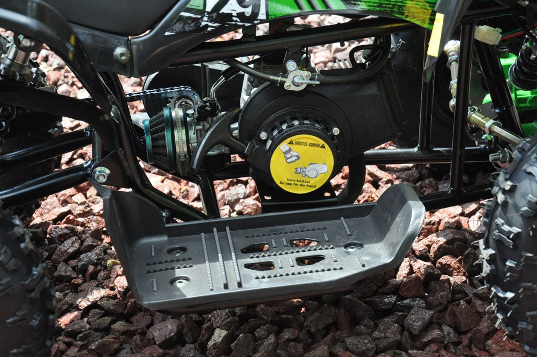 Lasten minimönkijä 49 cc – automaatti, säädettävä max 45 km/h, musta