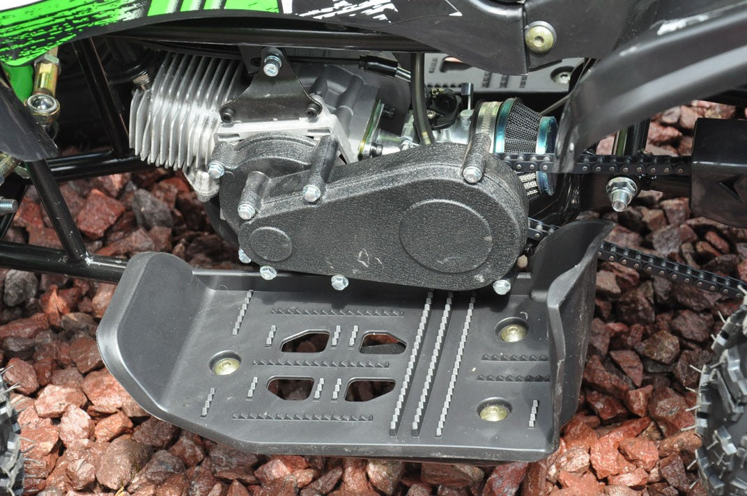 Minimotorcykel för barn 49 cc – automatisk, justerbar max 45 km/h, grön