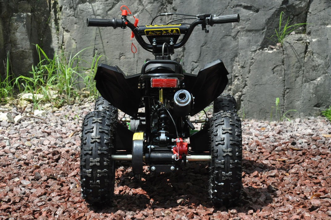Minimotorcykel för barn 49 cc – automatisk, justerbar max 45 km/h, blå