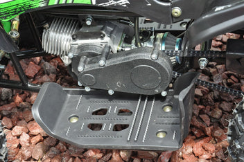 Minimotorcykel för barn 49 cc – automatisk, justerbar max 45 km/h, blå