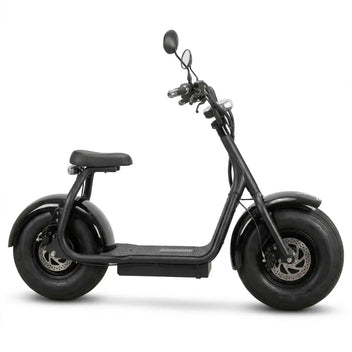 Elscooter 1000 W 25 km/h – 60V 12Ah, upp till 40 km, svart
