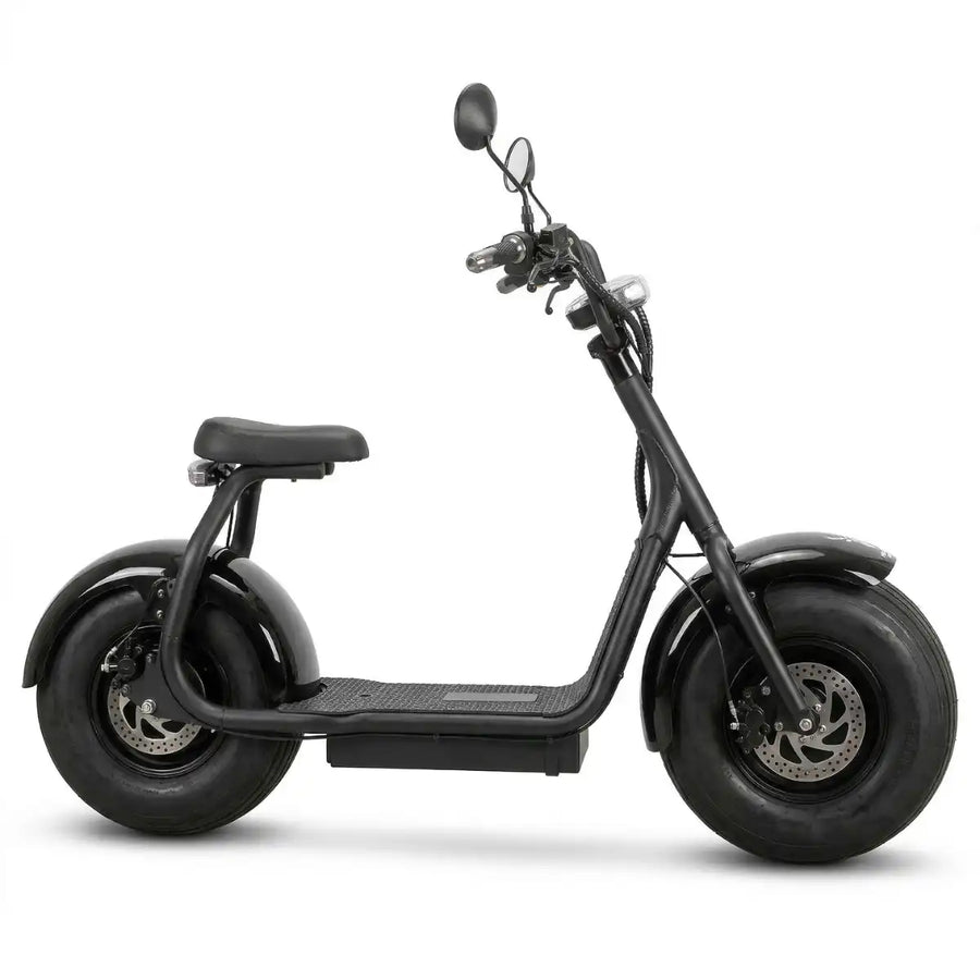 Sähköskootteri 1000 W 25 km/h – 60V 12Ah, jopa 40 km, musta