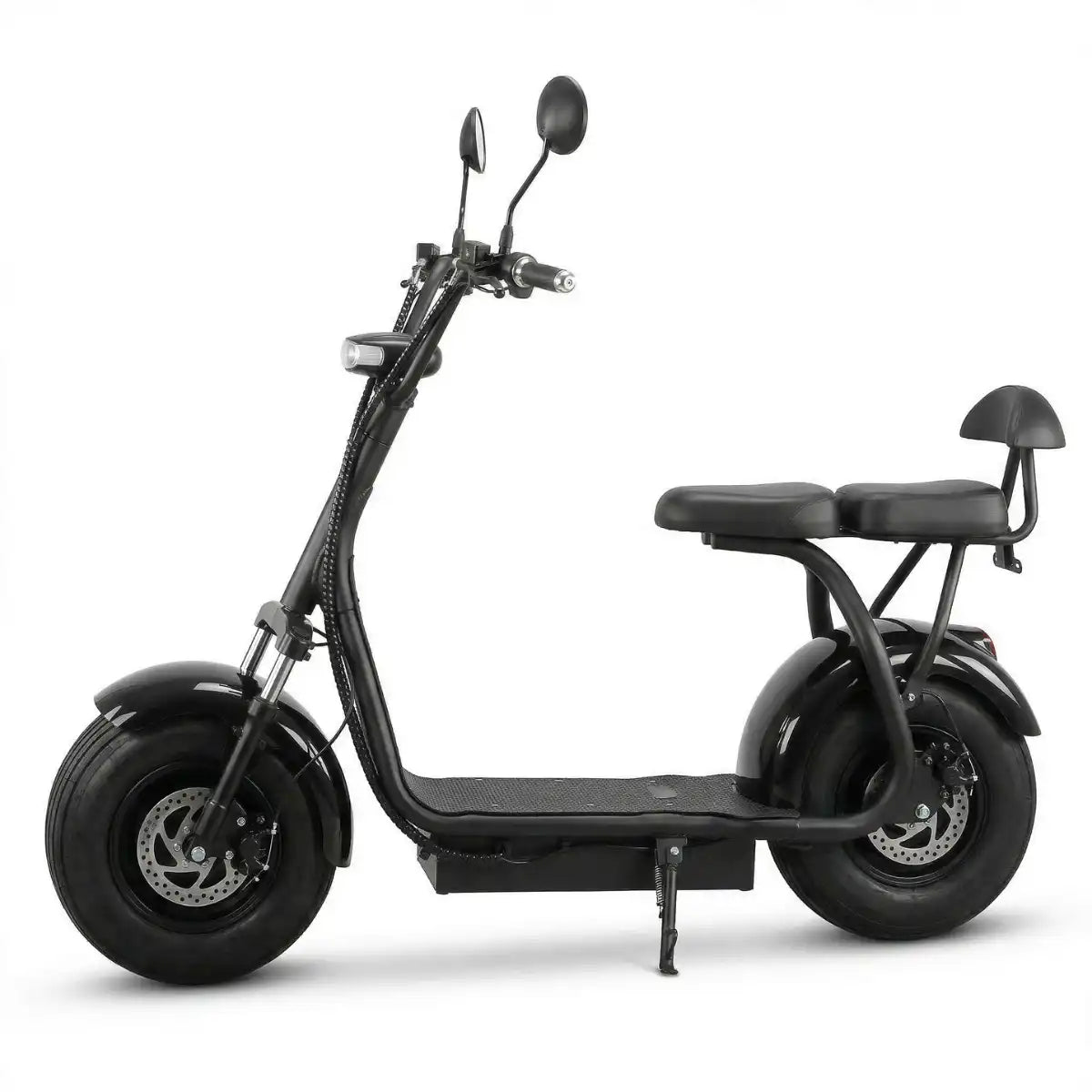 Arktis Motors elscooter Turbo 2000W, 25 km/h, 20AH kraftfullt batteri, svart