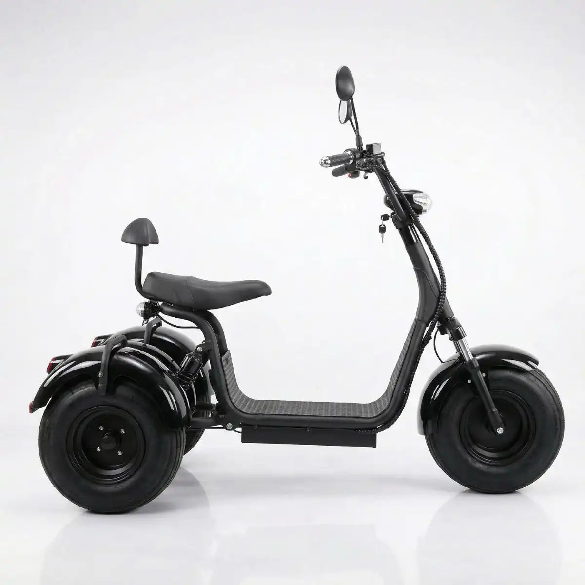 Pohjola Motors Sähköskootteri Trike 60V20AH Tehoakulla Musta