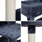 Pohjolan Lemmikkitarvike Kissan raapimispuu 163cm Harmaa