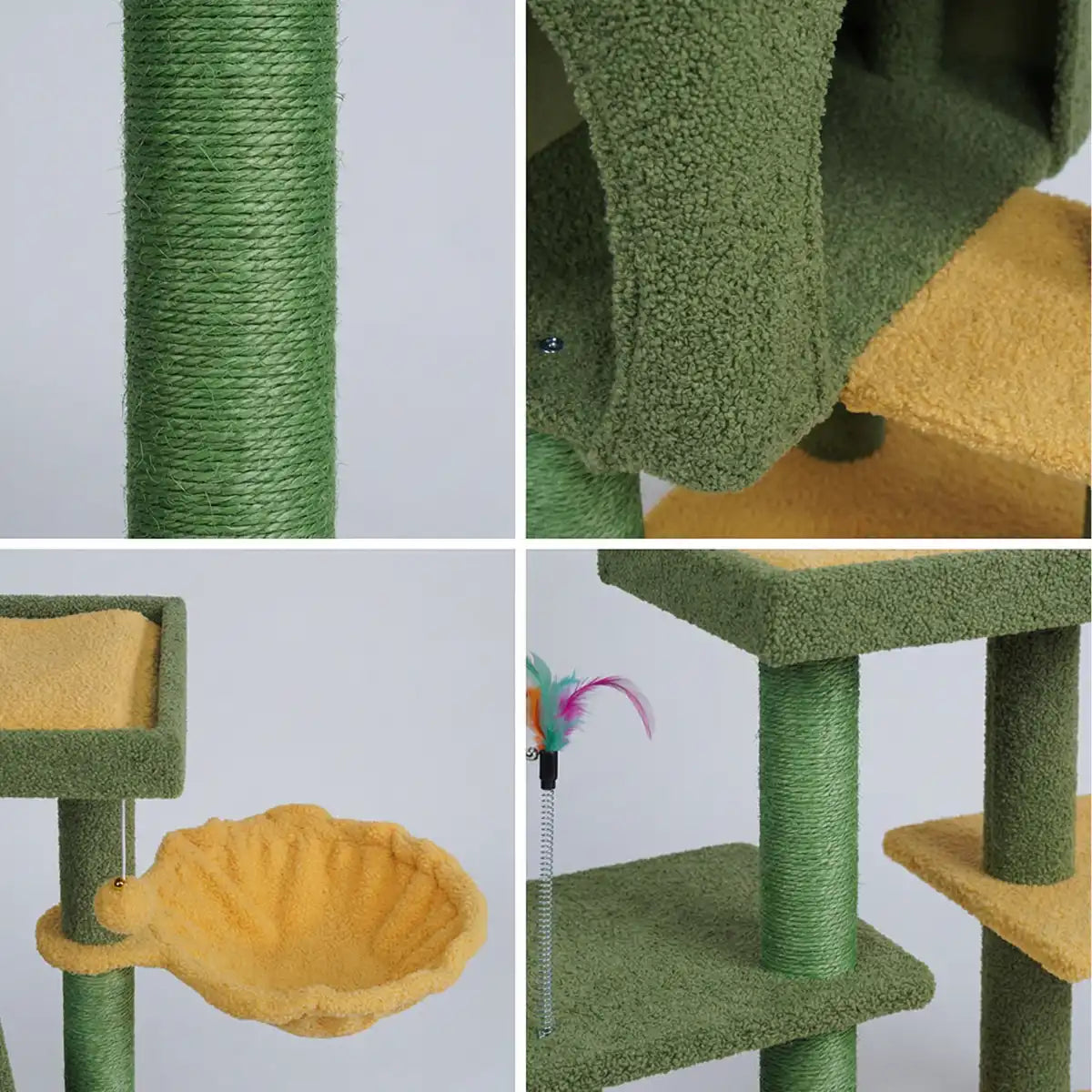 NordDjur Kattklätter-/klösstång 90 cm, grön