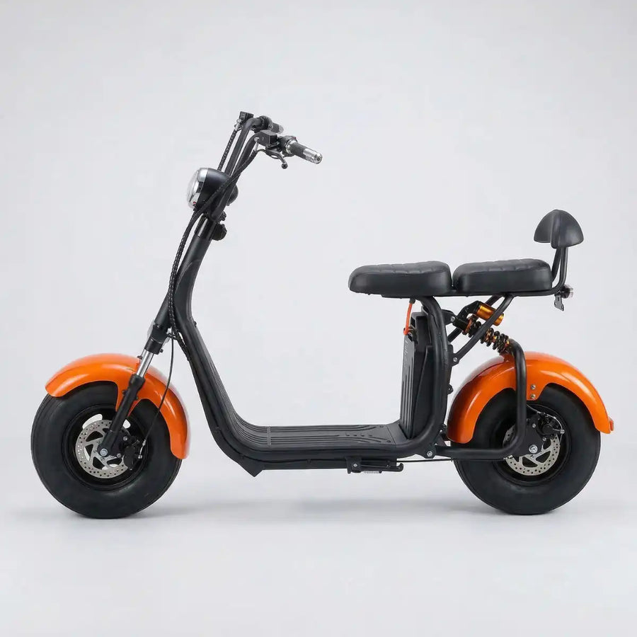 Sähköskootteri 1000W – 25 km/h, 60V 12Ah, jopa 40 km, FAT-renkaat
