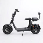 Arktis Motors Elektrisk scooter DUO 1000W, 25km/h, 60V12AH Dubbla batterier Svart