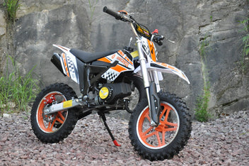 Barnminicross 49cc – för avgränsat område, orange