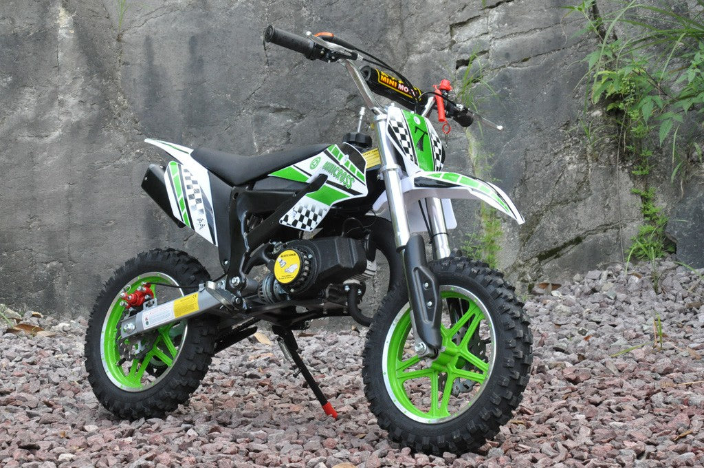 Barnminicross 49cc – för avgränsat område, grön
