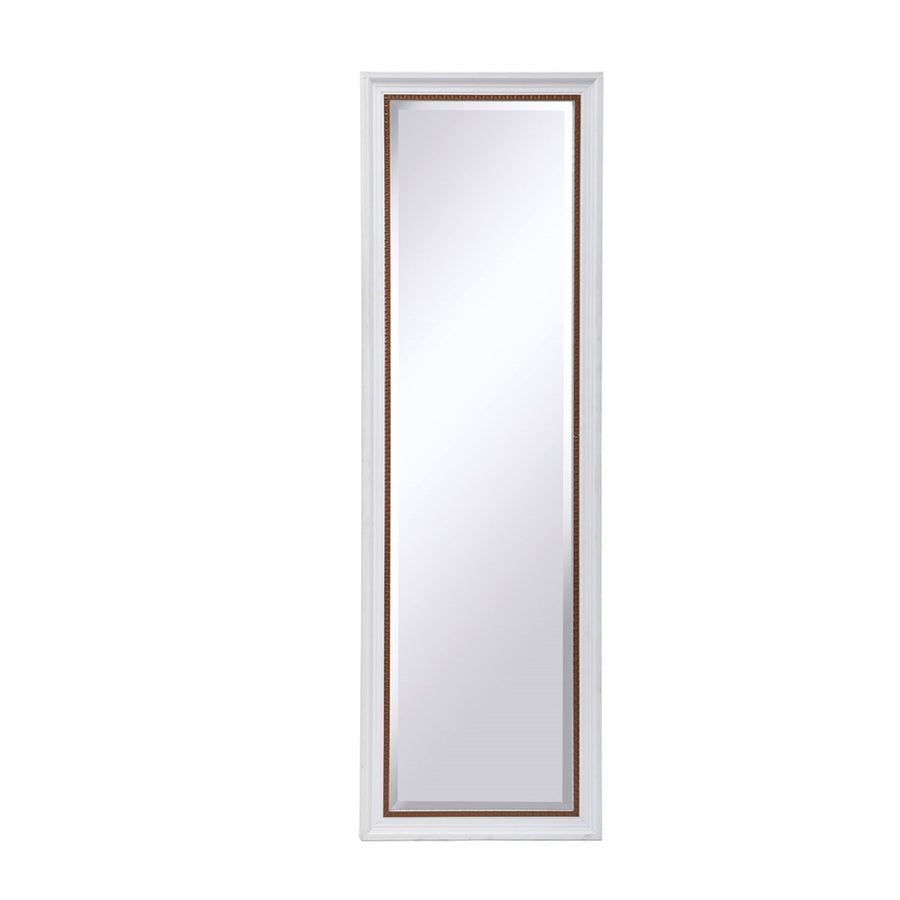 HERITAGE Lattiapeili jalalla 57xH169cm, valkoinen/kupari