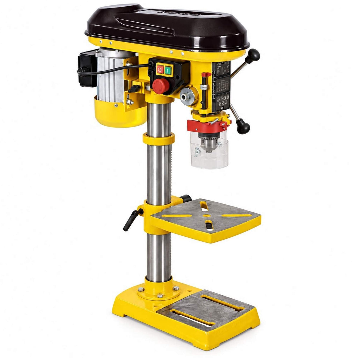 Bänkborrmaskin 600 W – 12 hastigheter, 1,5–16 mm hylsa, 420–2700 rpm