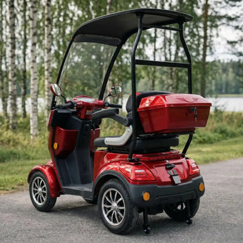 Senioriskootteri 800W – 48V20Ah litiumakku, 25 km/h, toimintasäde 40–70 km