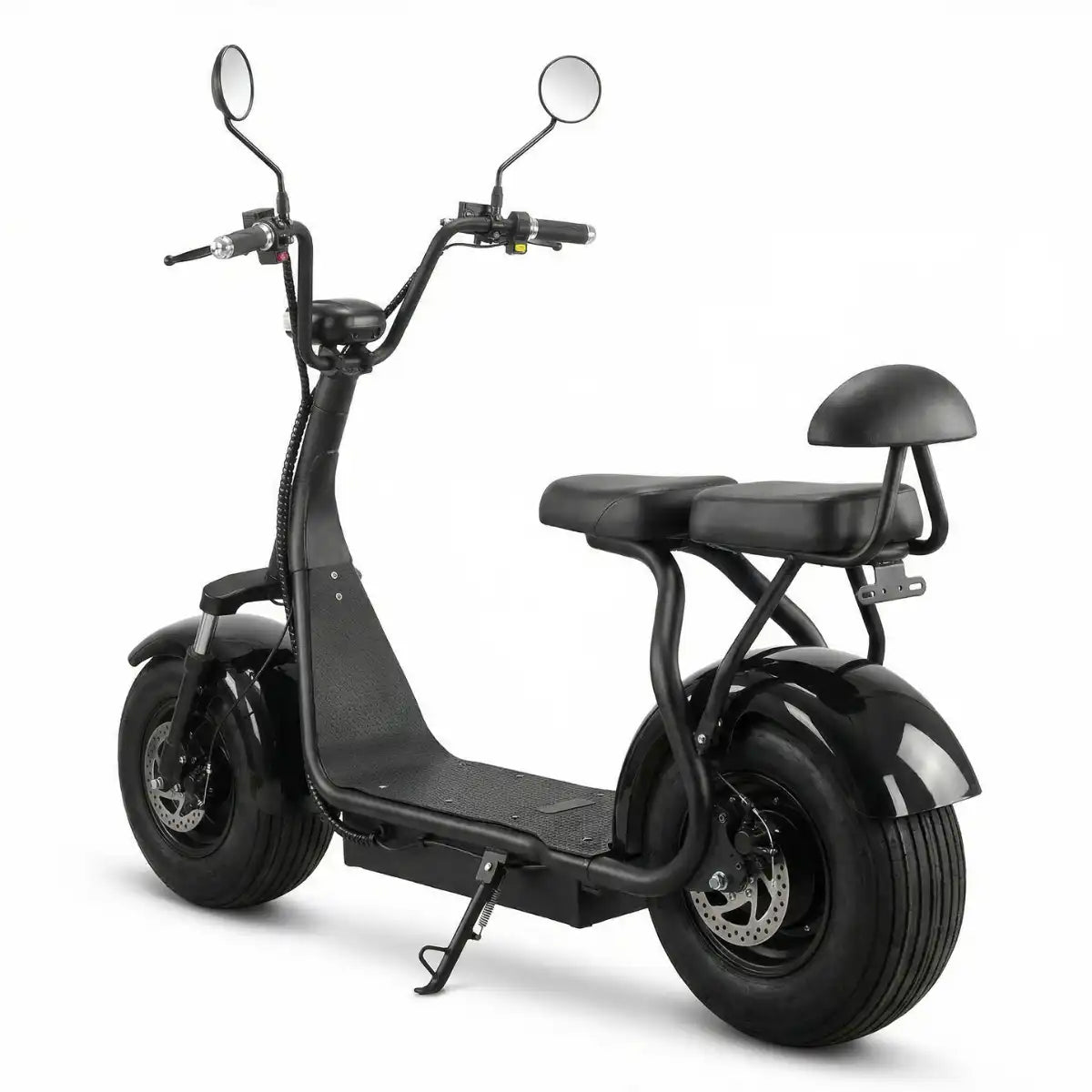 Arktis Motors elscooter Turbo 2000W, 25 km/h, 20AH kraftfullt batteri, svart
