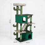 Pohjolan Lemmikkitarvike Kissan kiipeily-/raapimispuu 146 cm, Vihreä