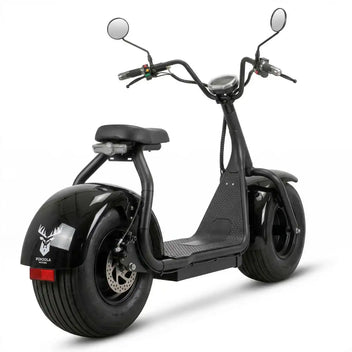 Elscooter 1000 W 25 km/h – 60V 12Ah, upp till 40 km, svart
