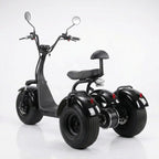 Kolmirenkainen sähköskootteri 1000W – 60V 20Ah, jopa 60 km, 2-paikkainen