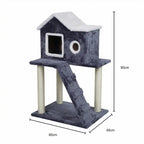 Pohjola Lemmikkitarvike Kissan raapimispuu 90 Harmaa