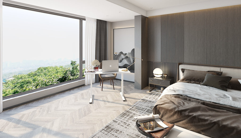 Flexispot Sähköpöytä 120 x 60 Valkoinen