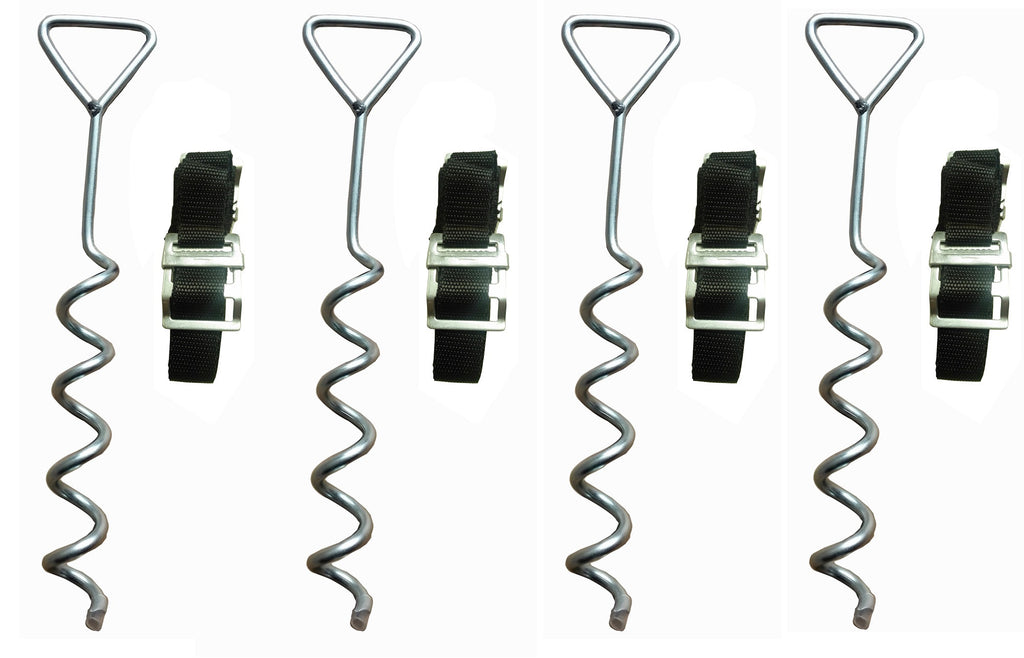 Trampoliinin Kiinnitys-/Ankkurointisetti, 4kpl