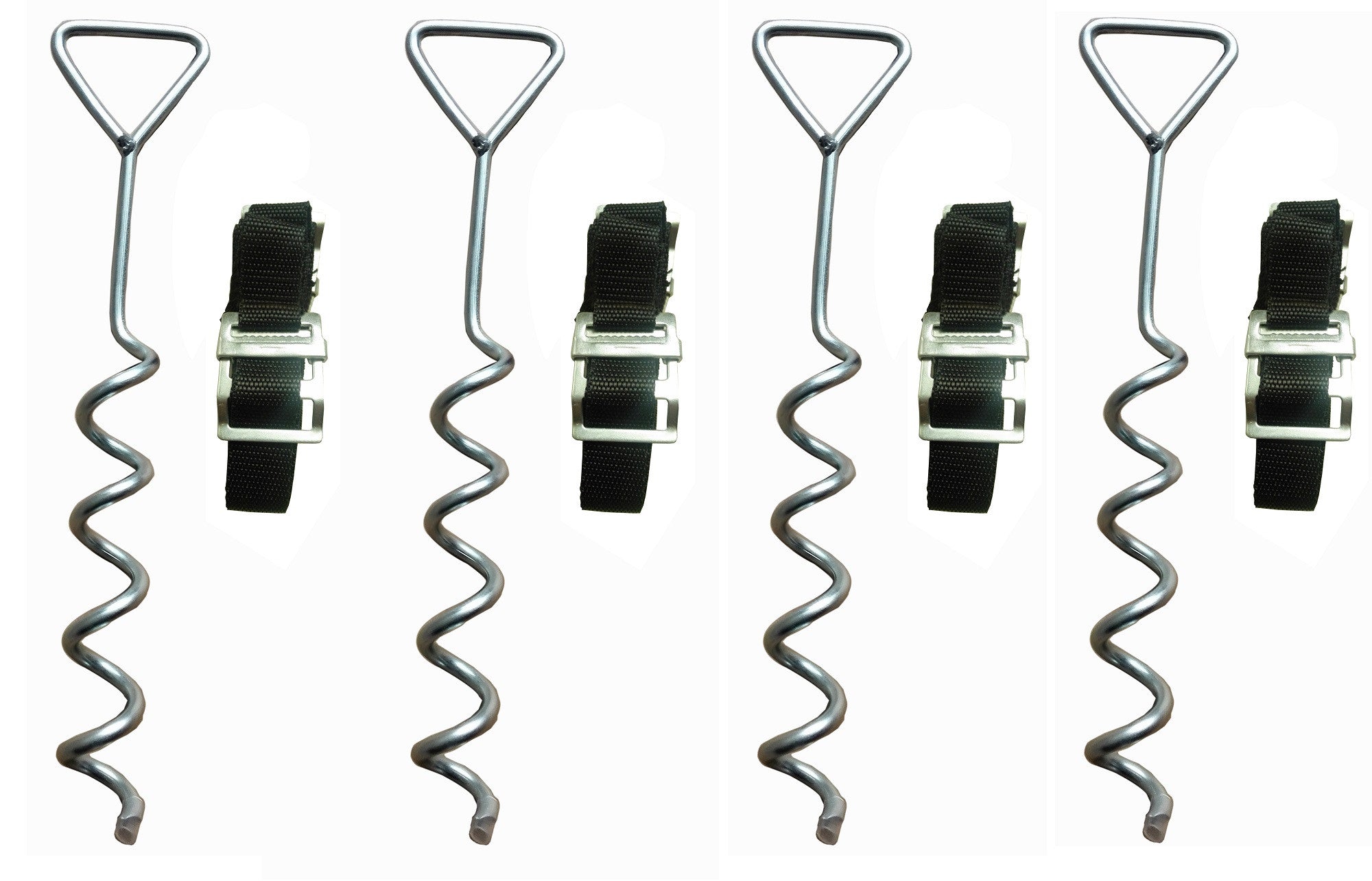 Trampoliinin Kiinnitys-/Ankkurointisetti, 4kpl