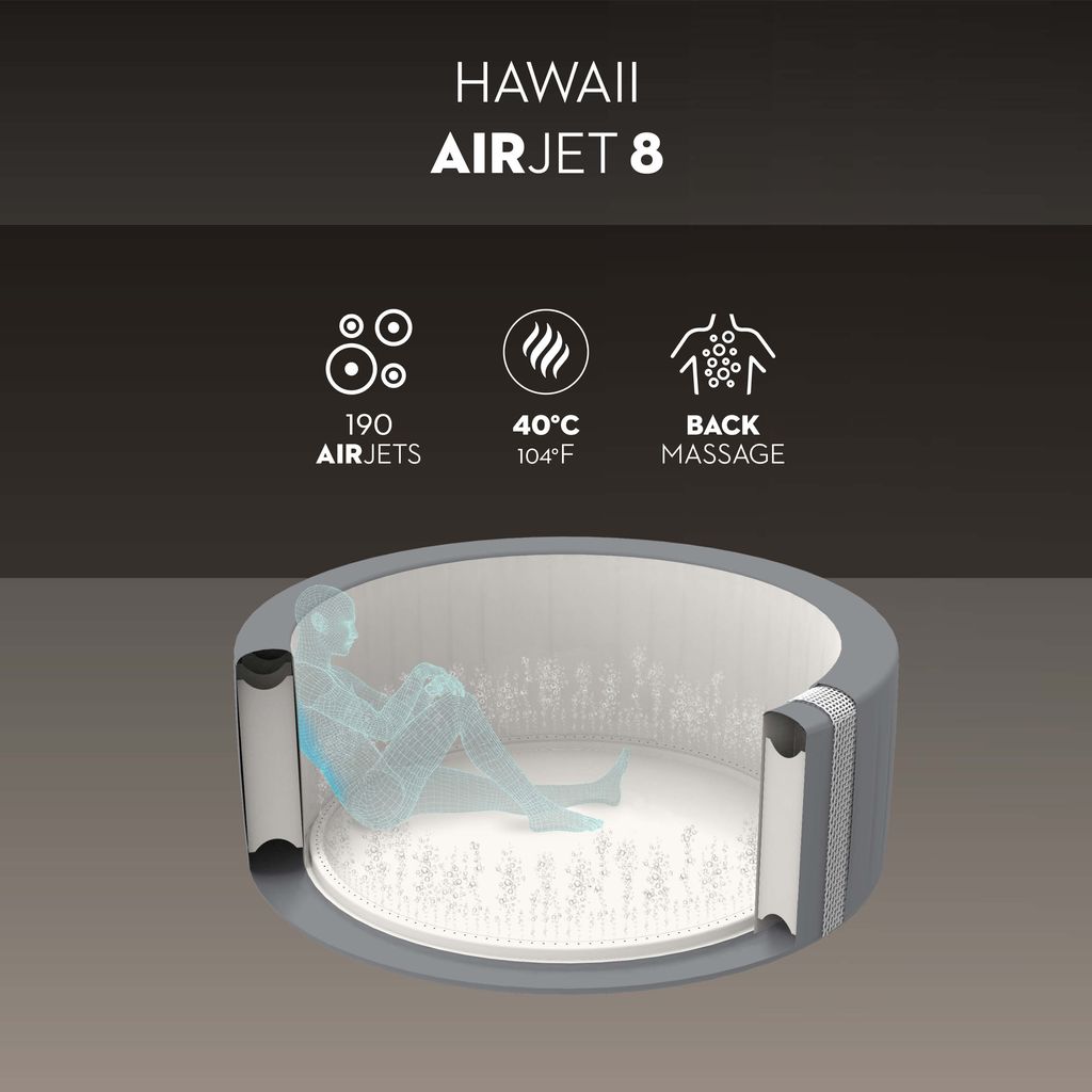 BESTWAY HAWAII AIRJET™ 8 GREY