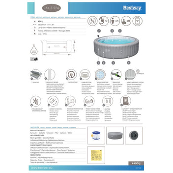 BESTWAY HAWAII AIRJET™ 8 GREY