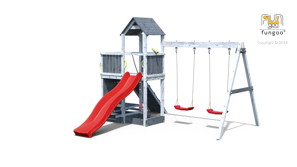 Fungoo Floppi leikkikeskus, eri värejä