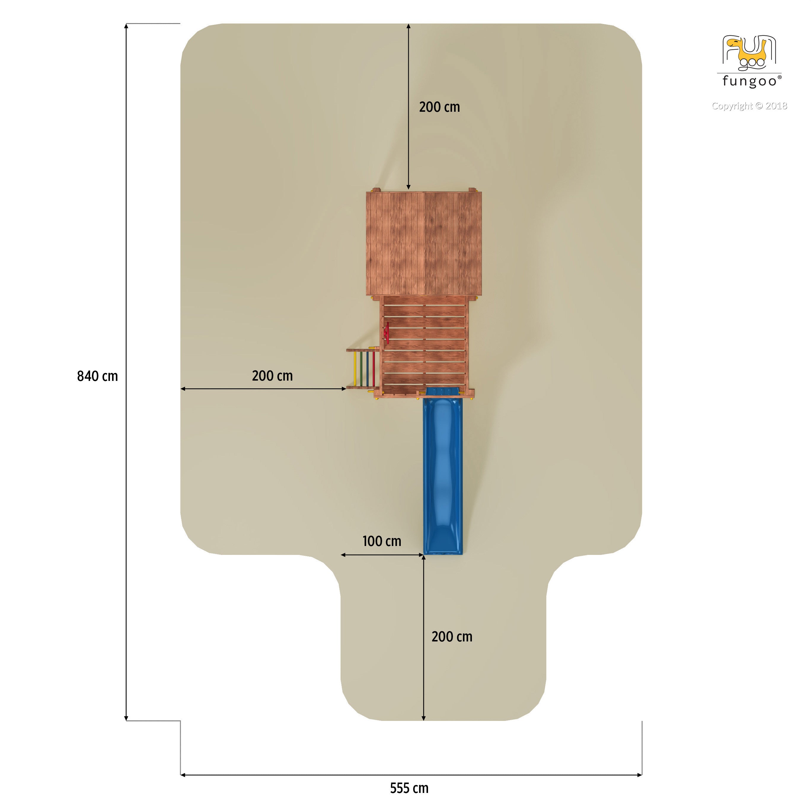 Fungoo leikkikeskus yhdistelmä 4