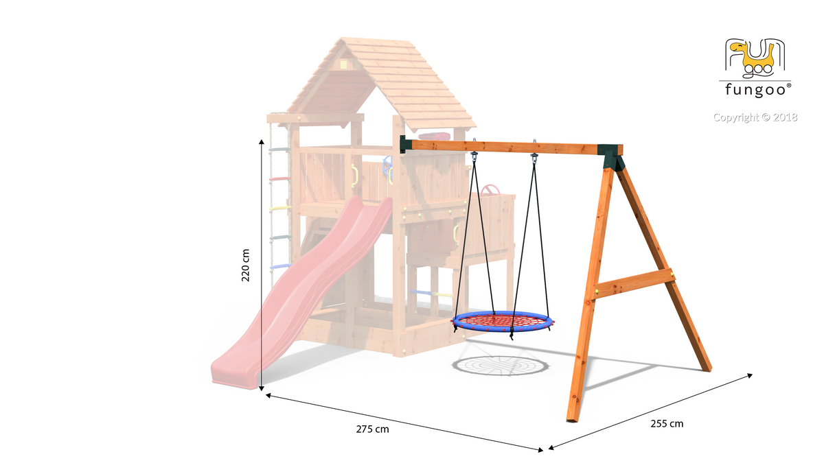 Fungoo leikkikeskusten lisäosa Nest