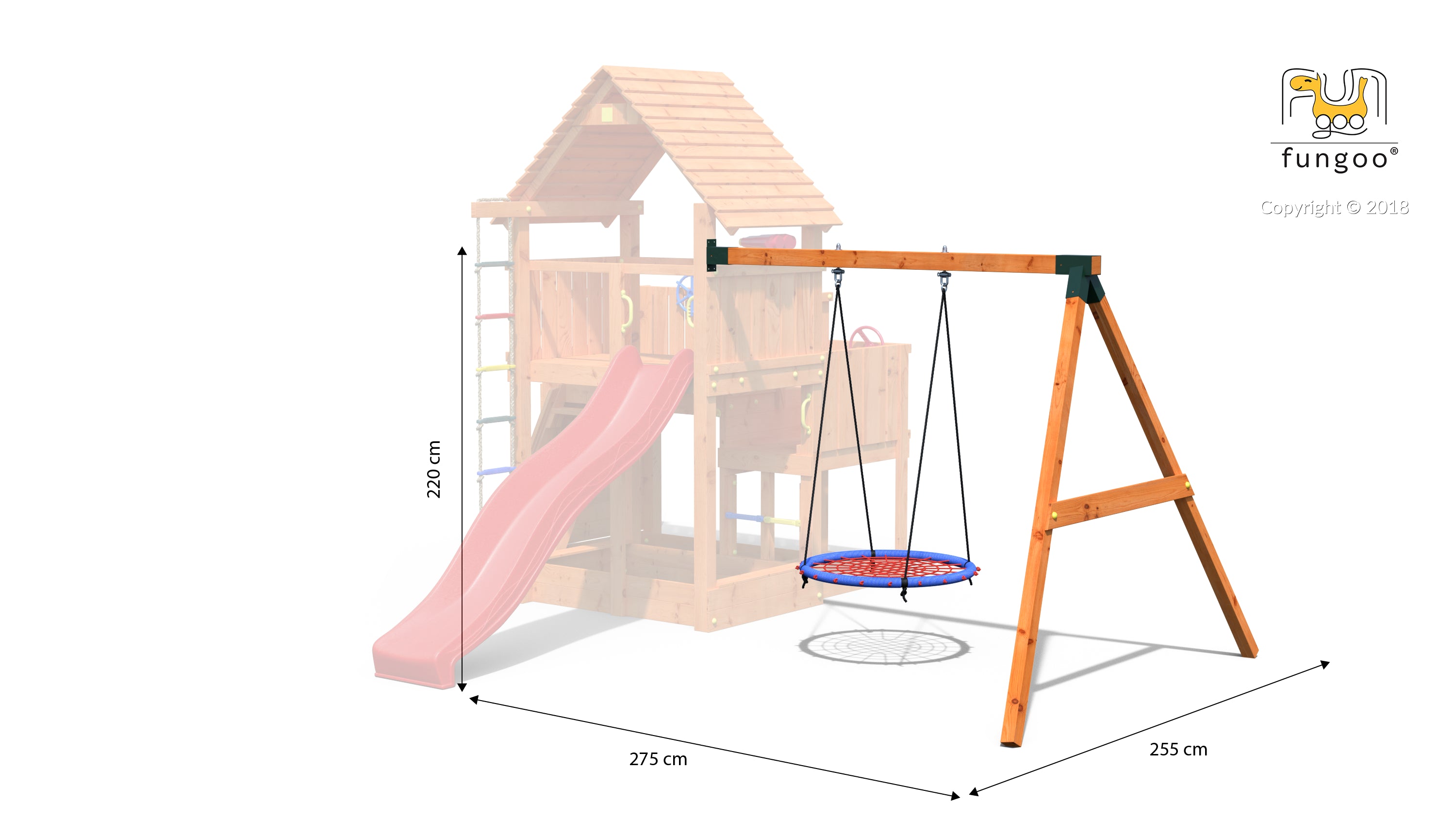 Fungoo leikkikeskusten lisäosa Nest