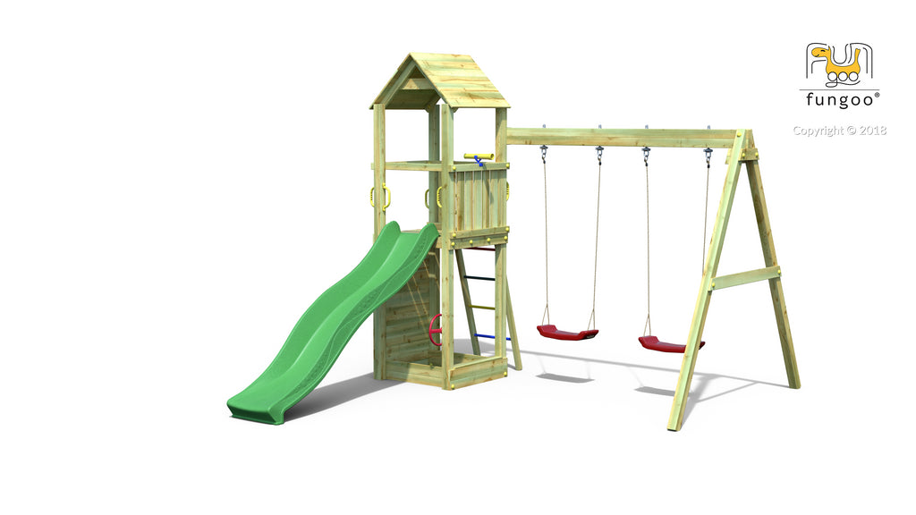 Fungoo Flappi leikkikeskus, eri värejä