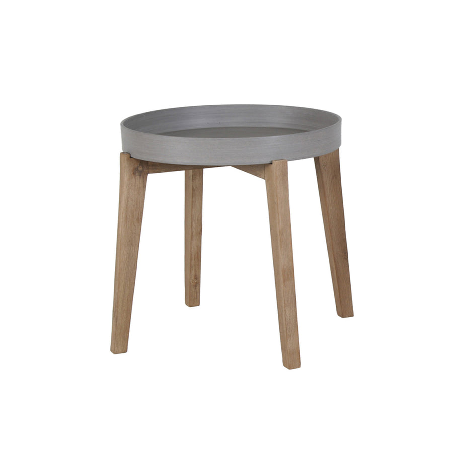 SANDSTONE runt sidobord 61x50cm