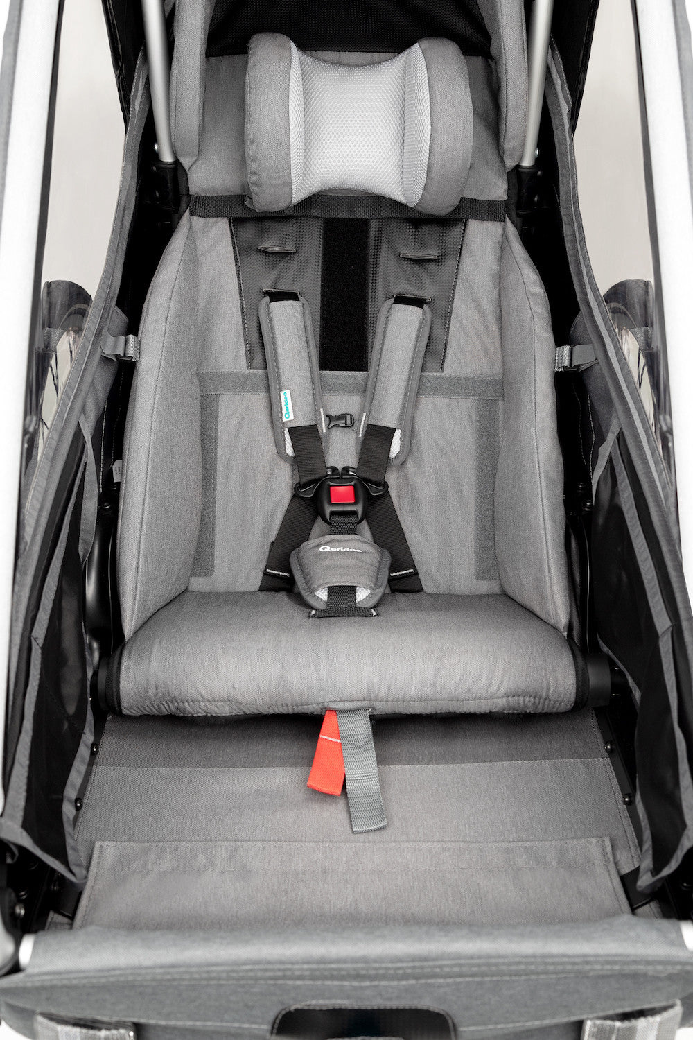 Qeridoo KidGoo1 polkupyörän peräkärry 2020, sininen tai harmaa