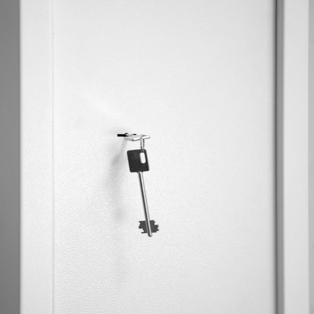 POHJOLAN URHEILUTARVIKE Asekaappi 3 Aseelle 145x24.5x20.5cm, Valkoinen