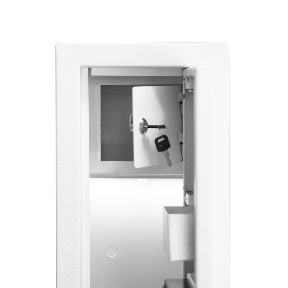 POHJOLAN URHEILUTARVIKE Asekaappi 3 Aseelle 145x24.5x20.5cm, Valkoinen