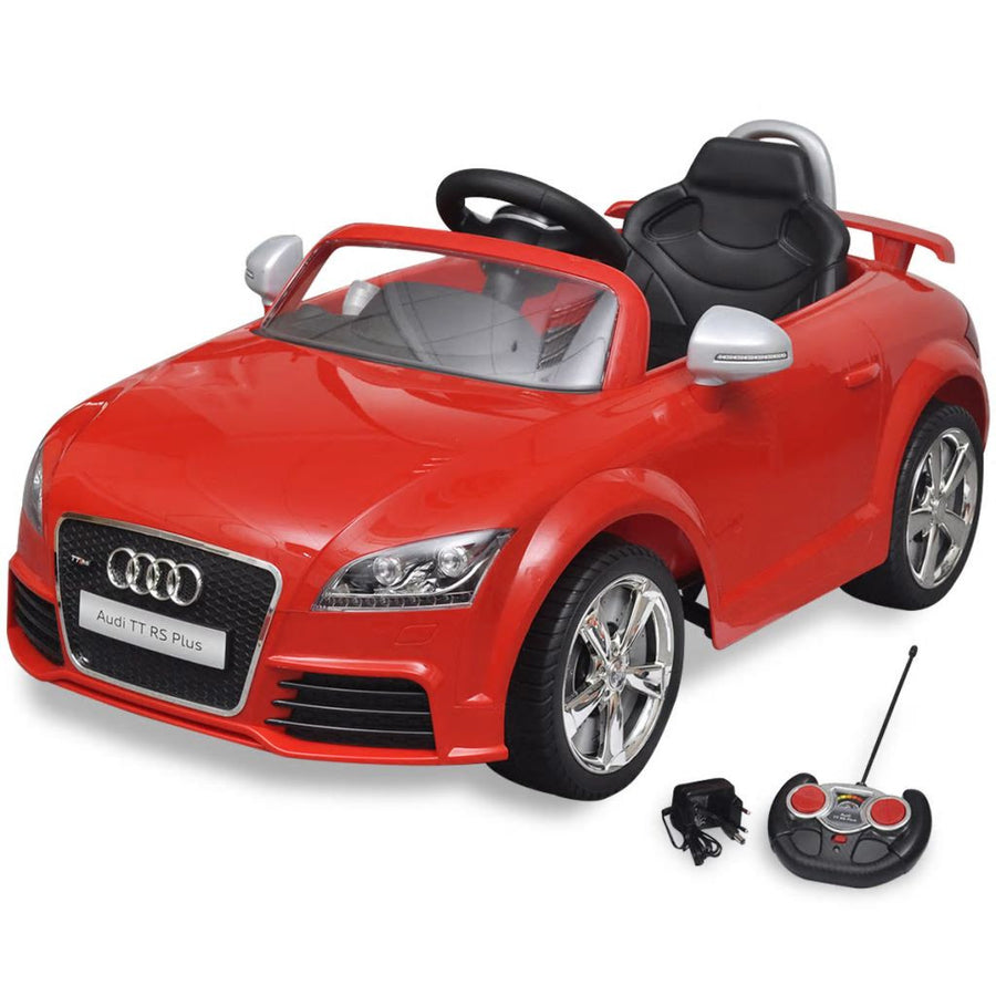 Audi TT RS åkbil för barn med fjärrkontroll, röd