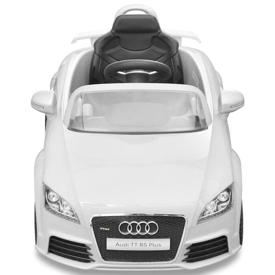 Audi TT RS åkbilen för barn med fjärrkontroll Vit