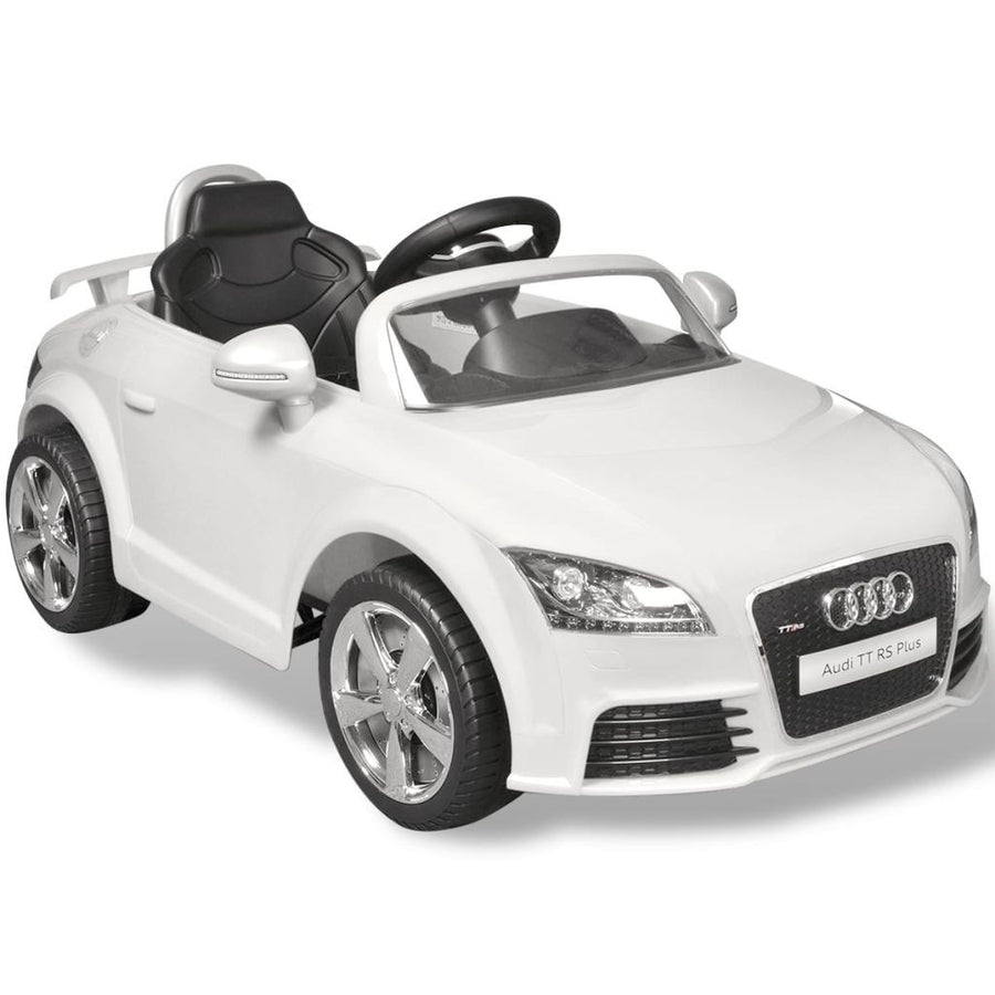 Audi TT RS åkbilen för barn med fjärrkontroll Vit