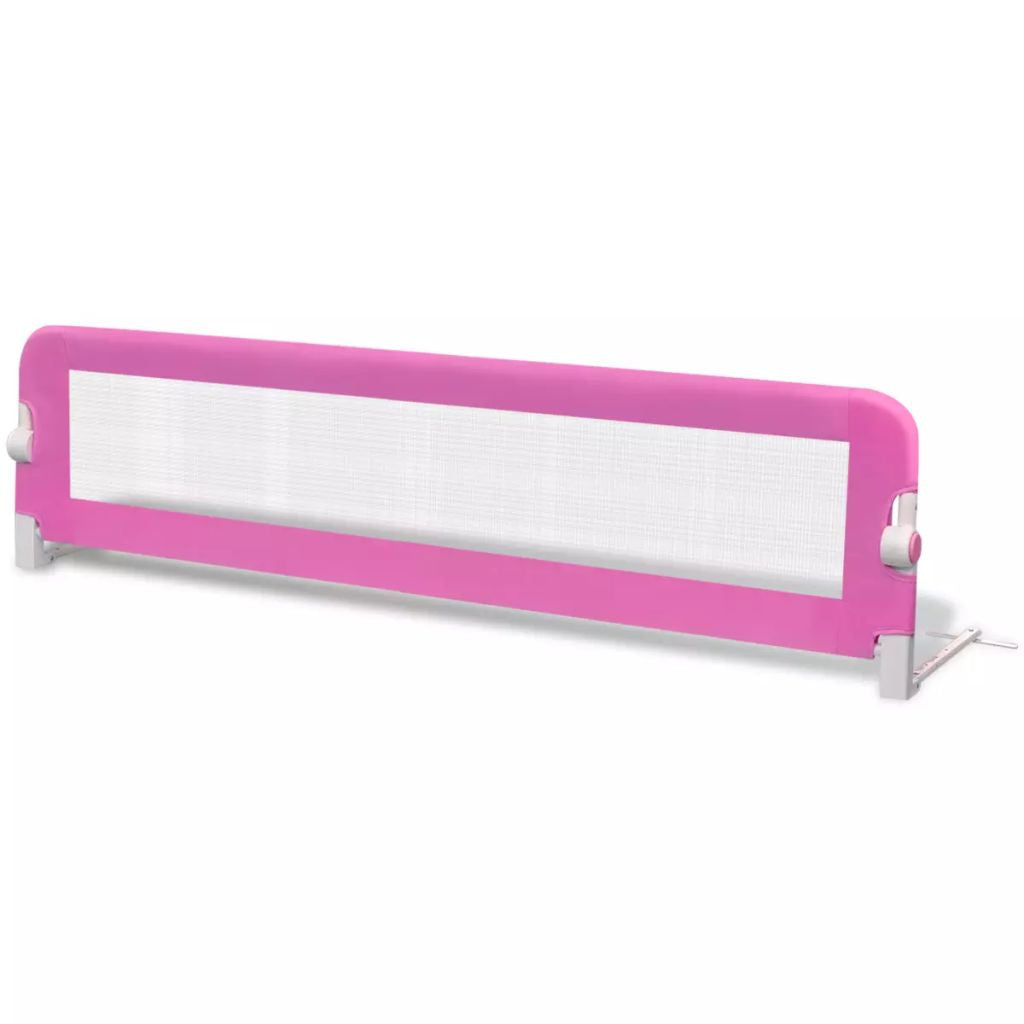Turvalaita lapsen sänkyyn 150 x 42 cm pinkki