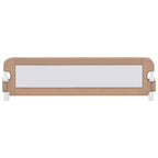 Turvalaita sänkyyn polyesteri 150x42 cm ruskeanharmaa