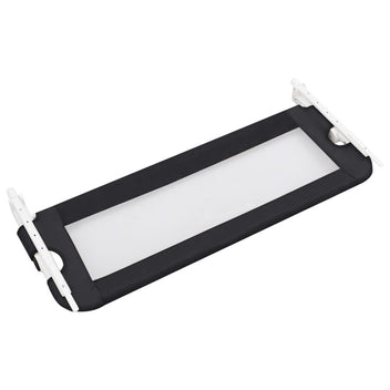 Turvalaita sänkyyn polyesteri 102x42 cm harmaa