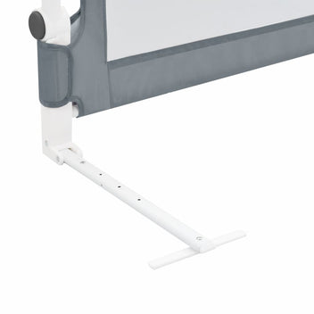 Turvalaita sänkyyn polyesteri 102x42 cm harmaa