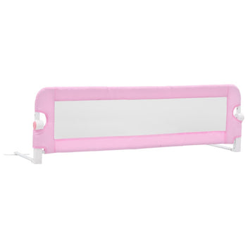 Turvalaita sänkyyn pinkki 120x42 cm polyesteri