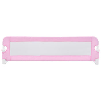 Turvalaita sänkyyn pinkki 120x42 cm polyesteri