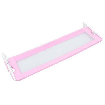 Turvalaita sänkyyn pinkki 120x42 cm polyesteri