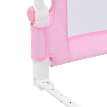 Turvalaita sänkyyn pinkki 120x42 cm polyesteri
