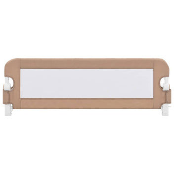 Turvalaita sänkyyn taupe 120x42 cm polyesteri
