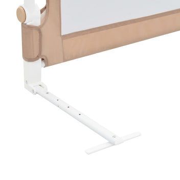 Turvalaita sänkyyn taupe 120x42 cm polyesteri